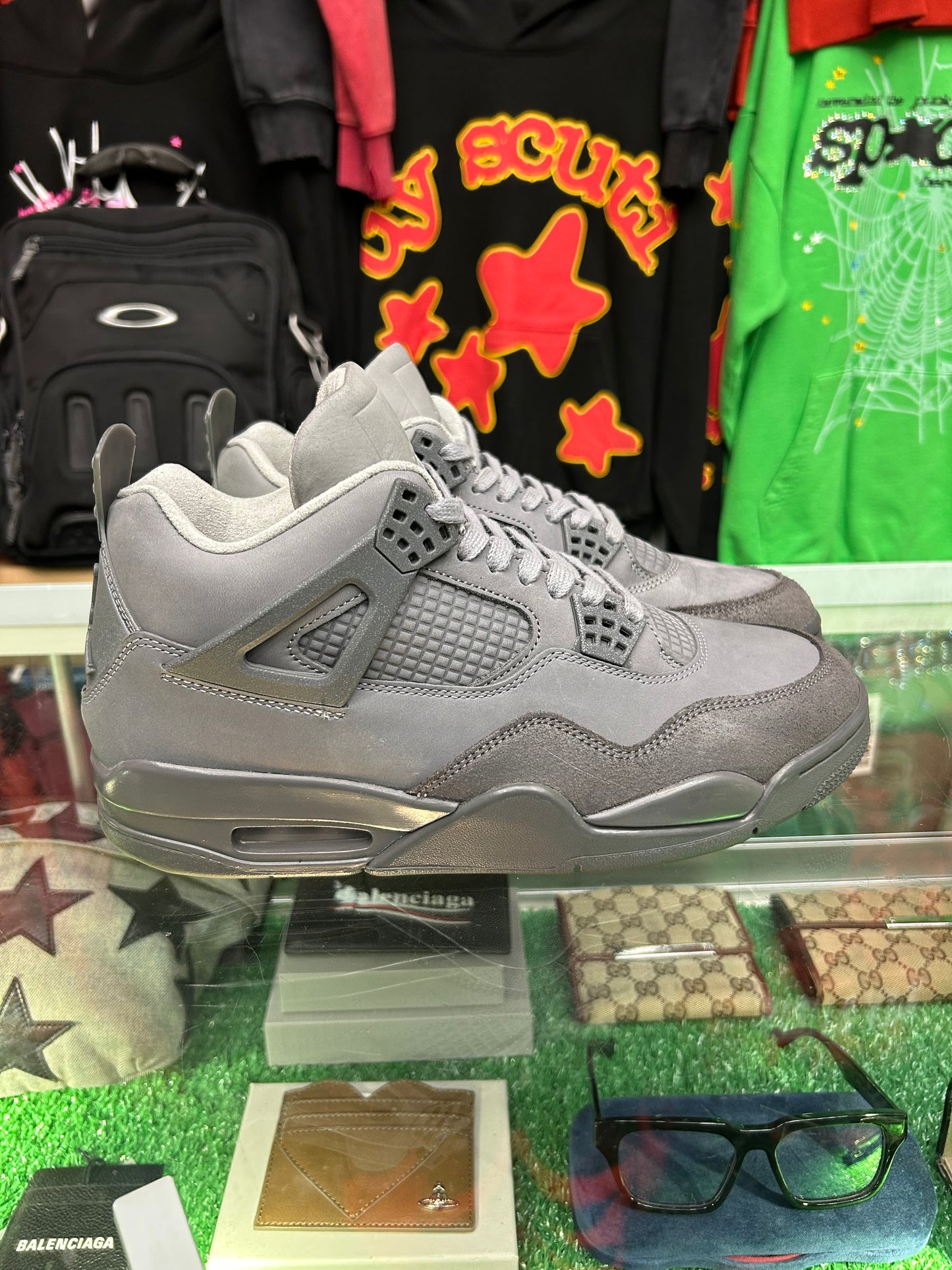 JORDAN 4 RETRO WET CEMENT (PRE-OWNED / WITH BOX)
