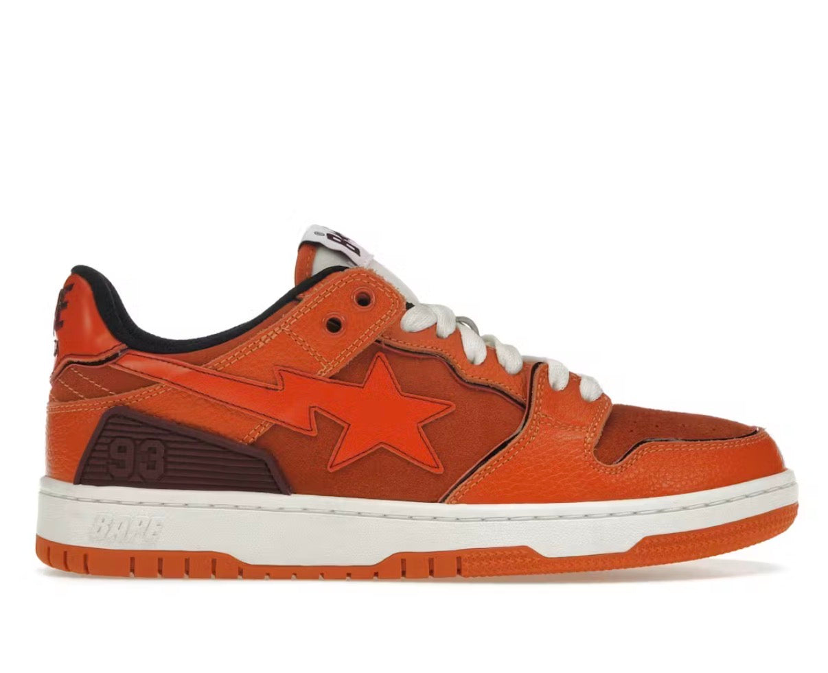 BAPE SK8STA ORANGE BROWN (VNDS W/ BOX)