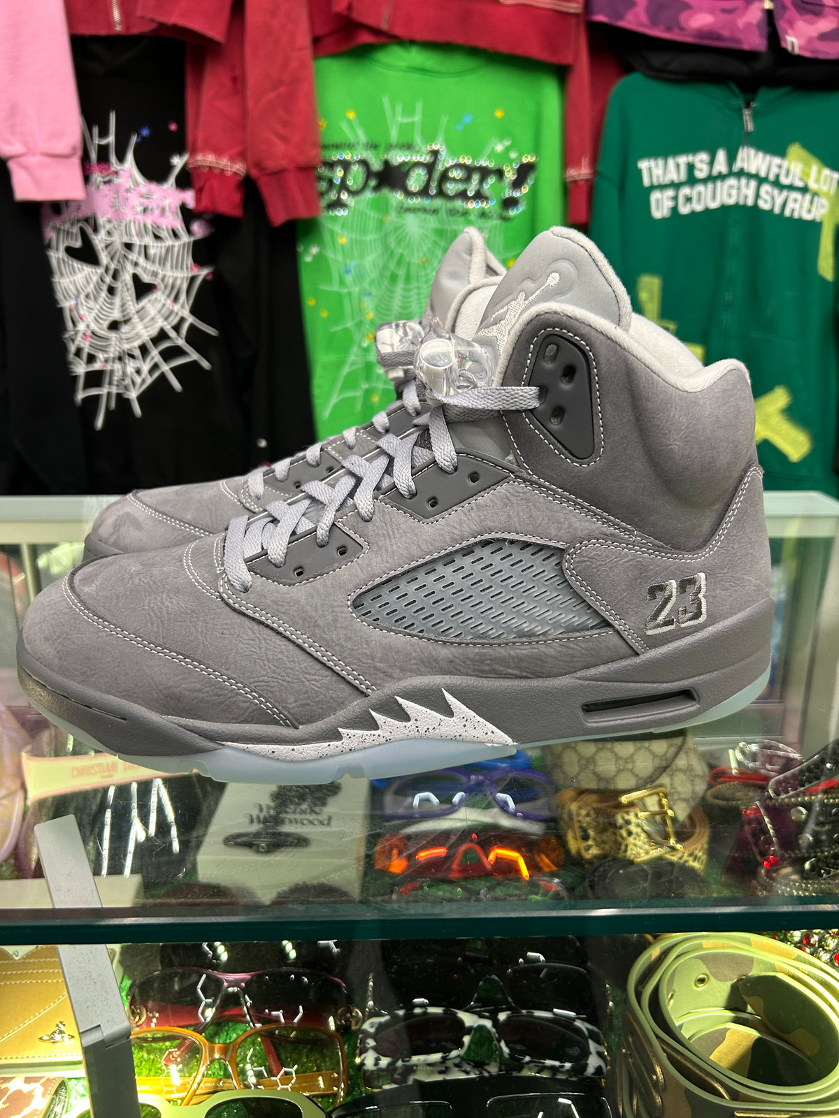 JORDAN 5 WOLF GREY (PRE-OWNED W/ BOX)