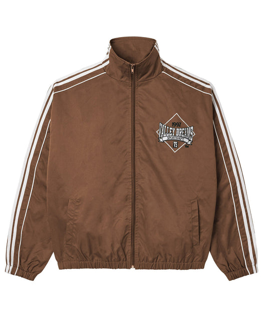 VALE FOREVER CHOCOLATE STRIPE TRACK JACKET (BRAND NEW)