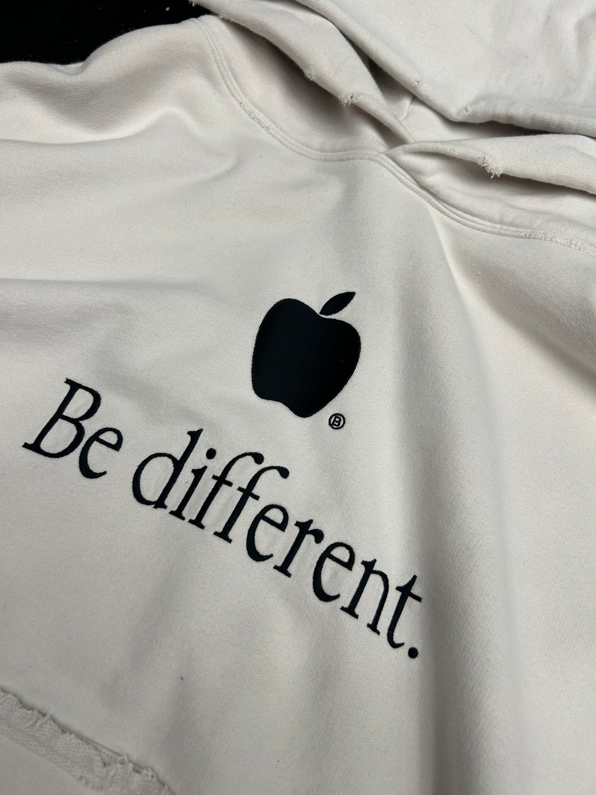 BALENCIAGA BE DIFFERENT HOODIE WHITE (PRE-OWNED)