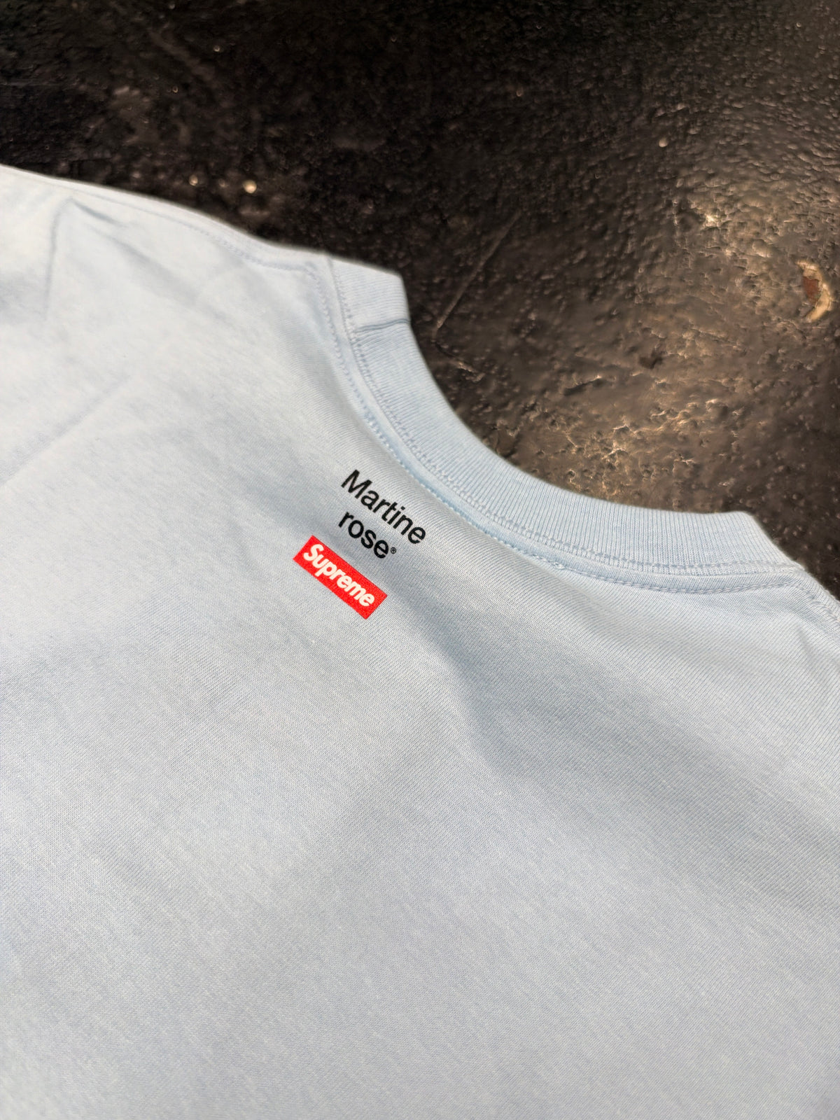 SUPREME MARTINE ROSE CHAMPION TEE LIGHT BLUE (BRAND NEW)