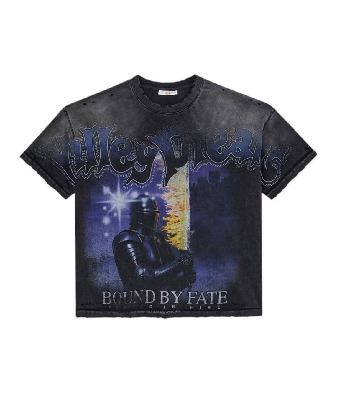 VALE FOREVER VALLEY DREAMS LANCELOT BLACK TEE (BRAND NEW)