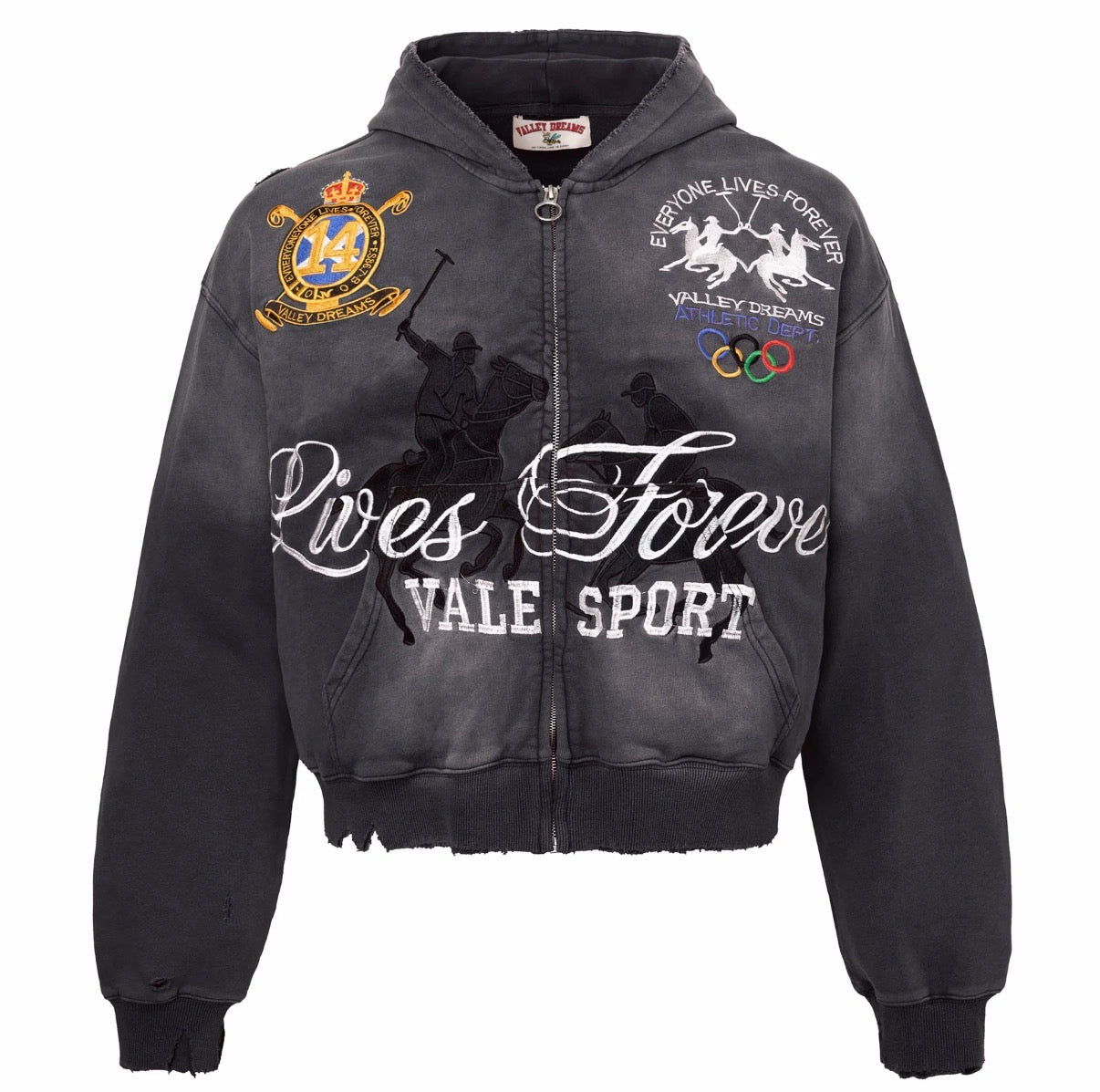 VALE BLACK ROCK ZIP-UP (BRAND NEW)