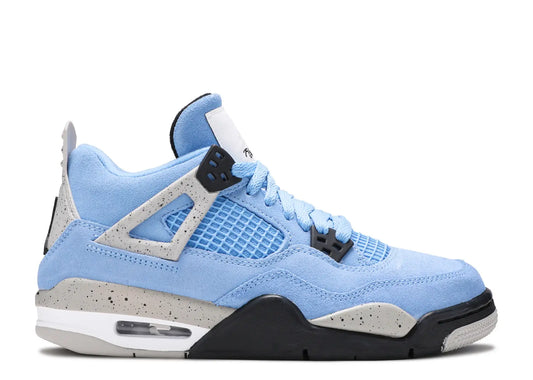 JORDAN 4 RETRO GS 'UNIVERSITY BLUE' (PREOWNED W/BOX)