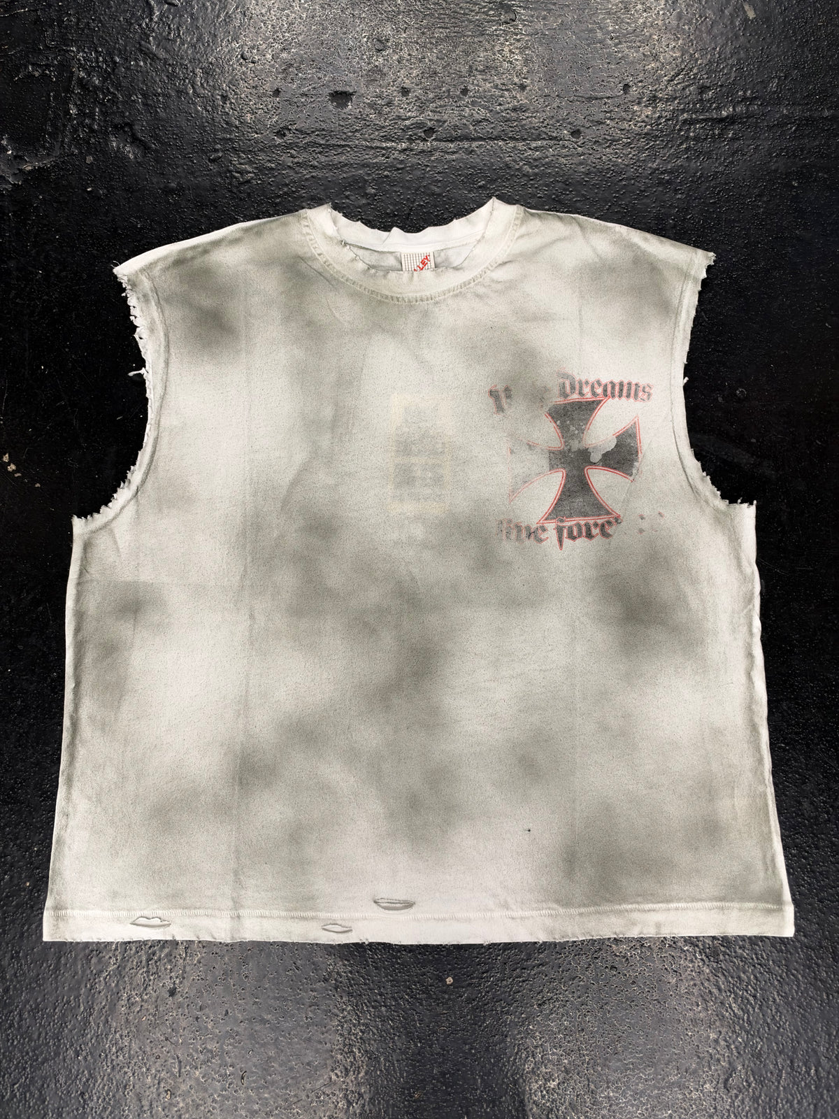VALE DREAMS LIVE FOREVER CHOPPERS CUTOFF TEE (BRAND NEW)