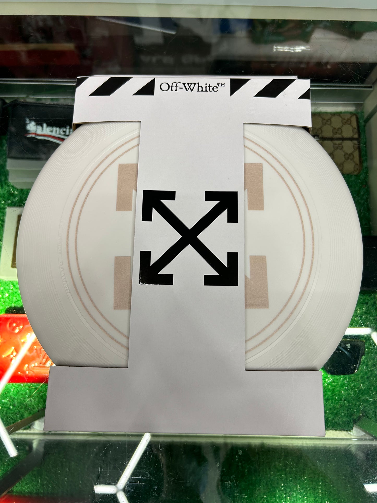 OFF-WHITE WHITE FRISBEE (BRAND NEW)