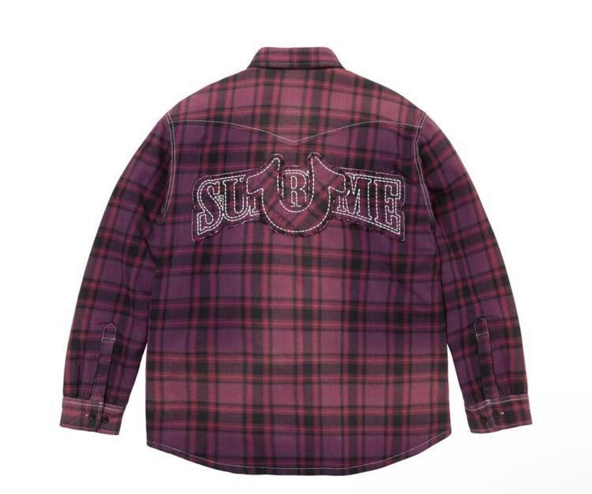 SUPREME TRUE RELIGION LINE PLAID FLANNEL (VNDS)