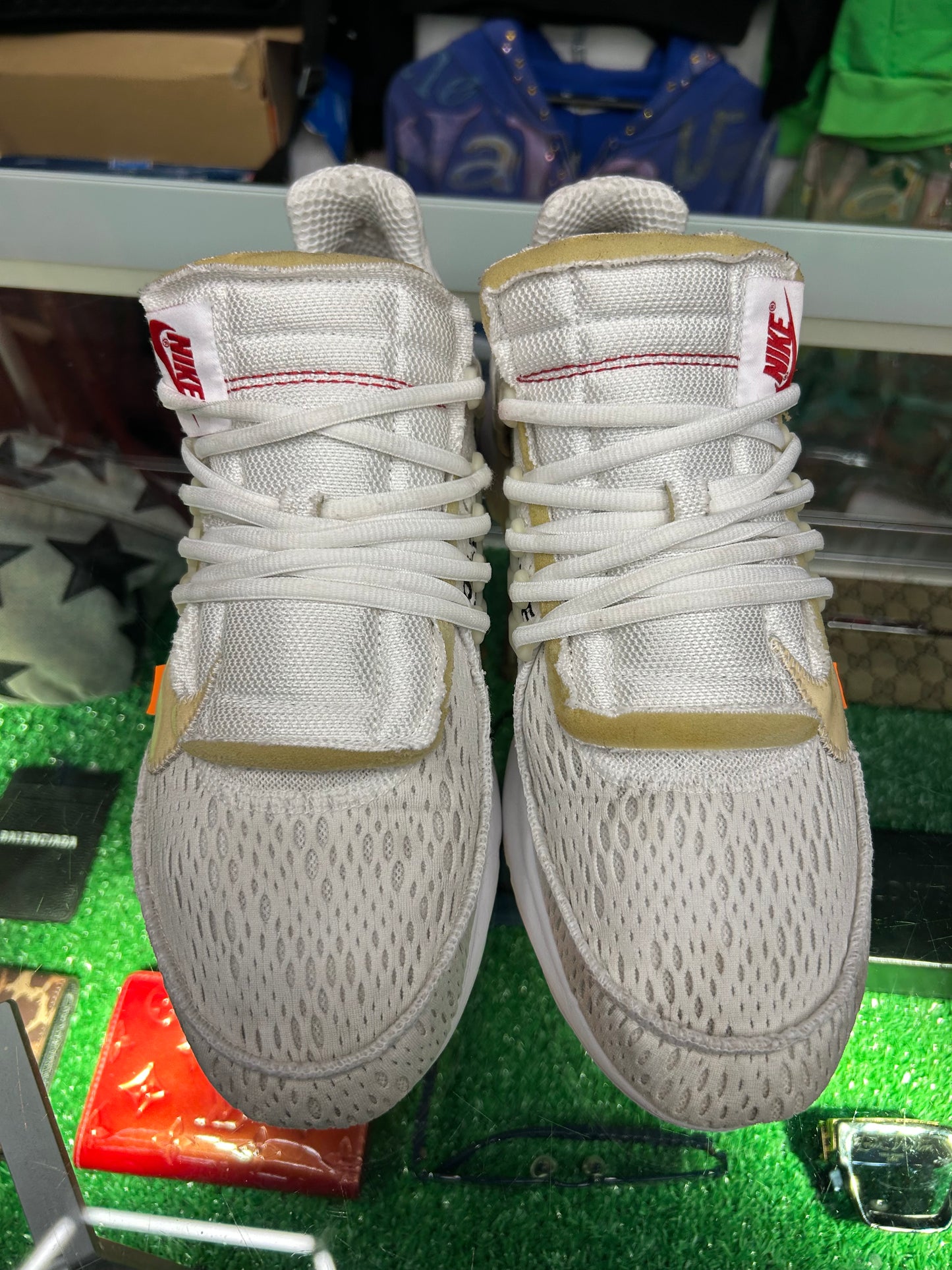 OFF-WHITE NIKE PRESTO “WHITE” (PRE-OWNED / W/ BOX)