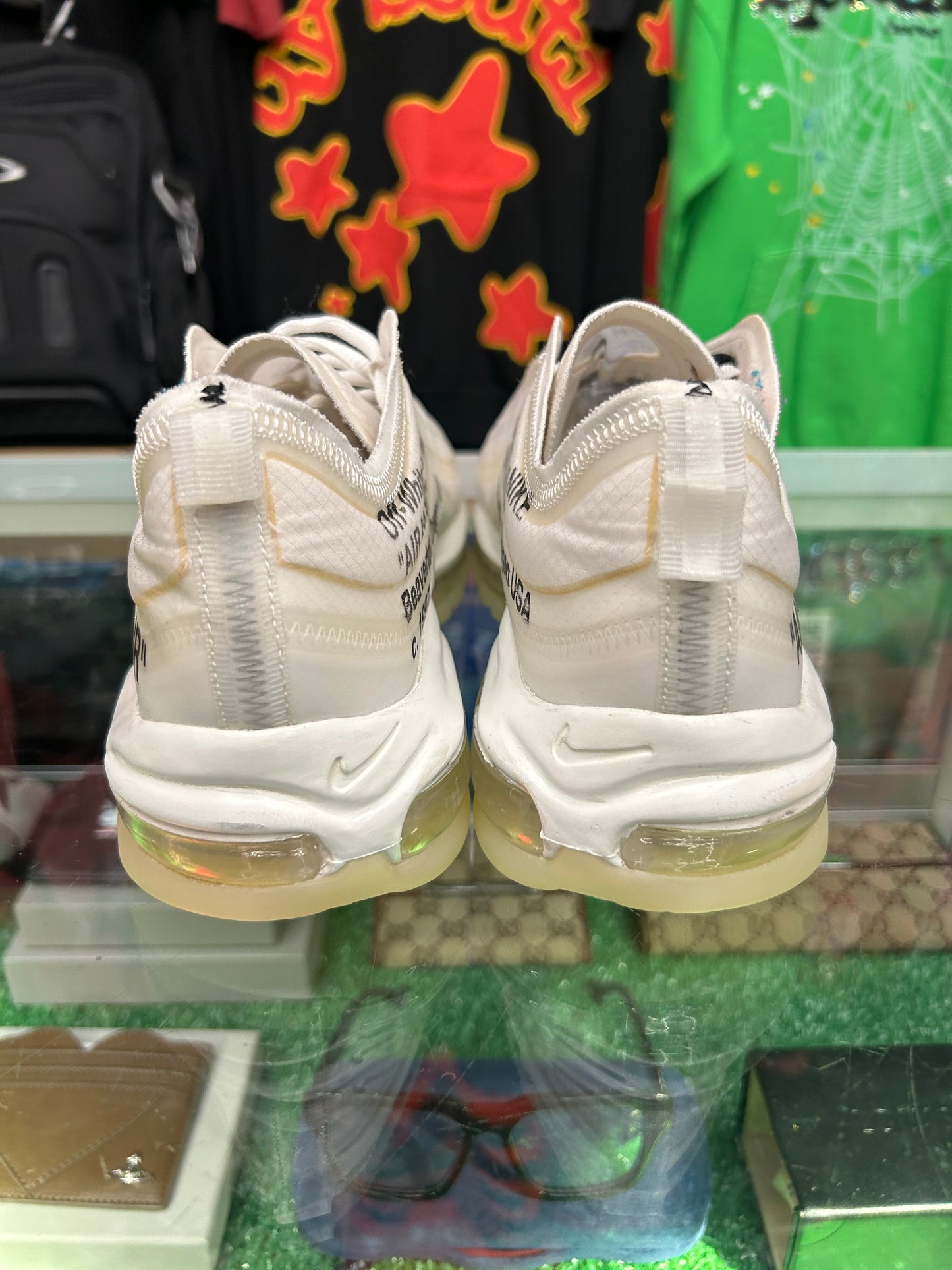 OFF-WHITE NIKE AIR MAX 97S  (PRE-OWED / WITH BOX)