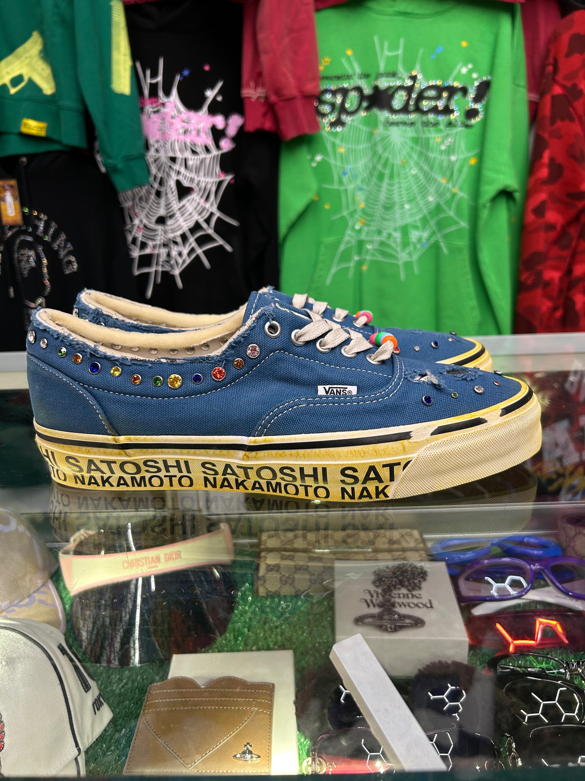 VANS X SATOSHI NAKAMOTO LUCKY CHARM NAVY (BRAND NEW)