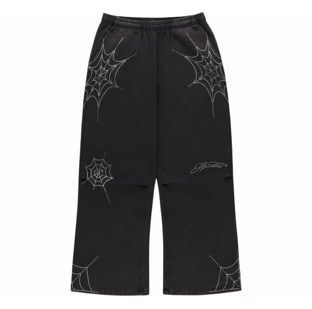SP5DER RHINESTONE WEB SWEATPANT (BRAND NEW)