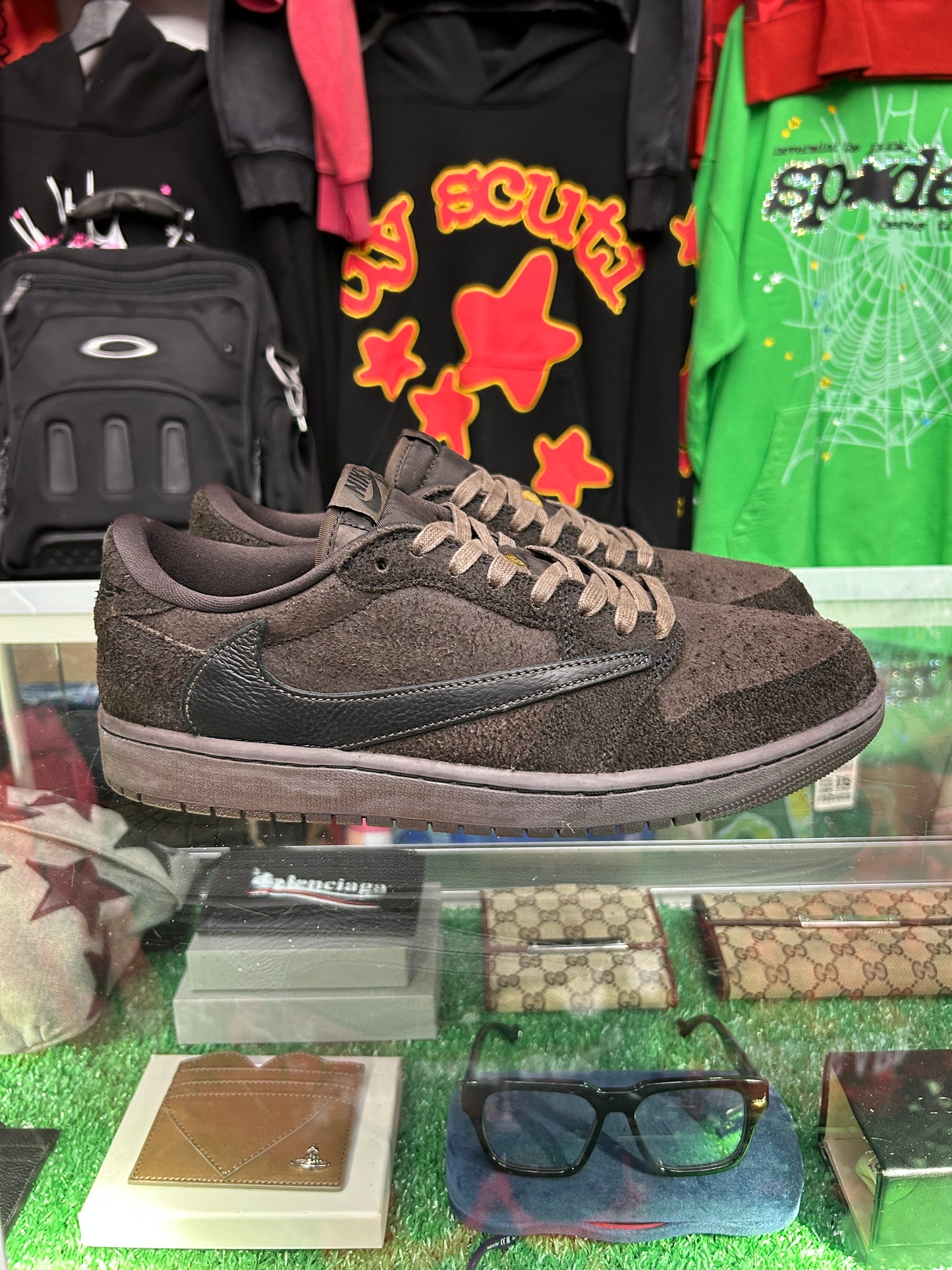 JORDAN 1 X TRAVIS SCOTT MOCHA (PRE-OWNED / WITH BOX)