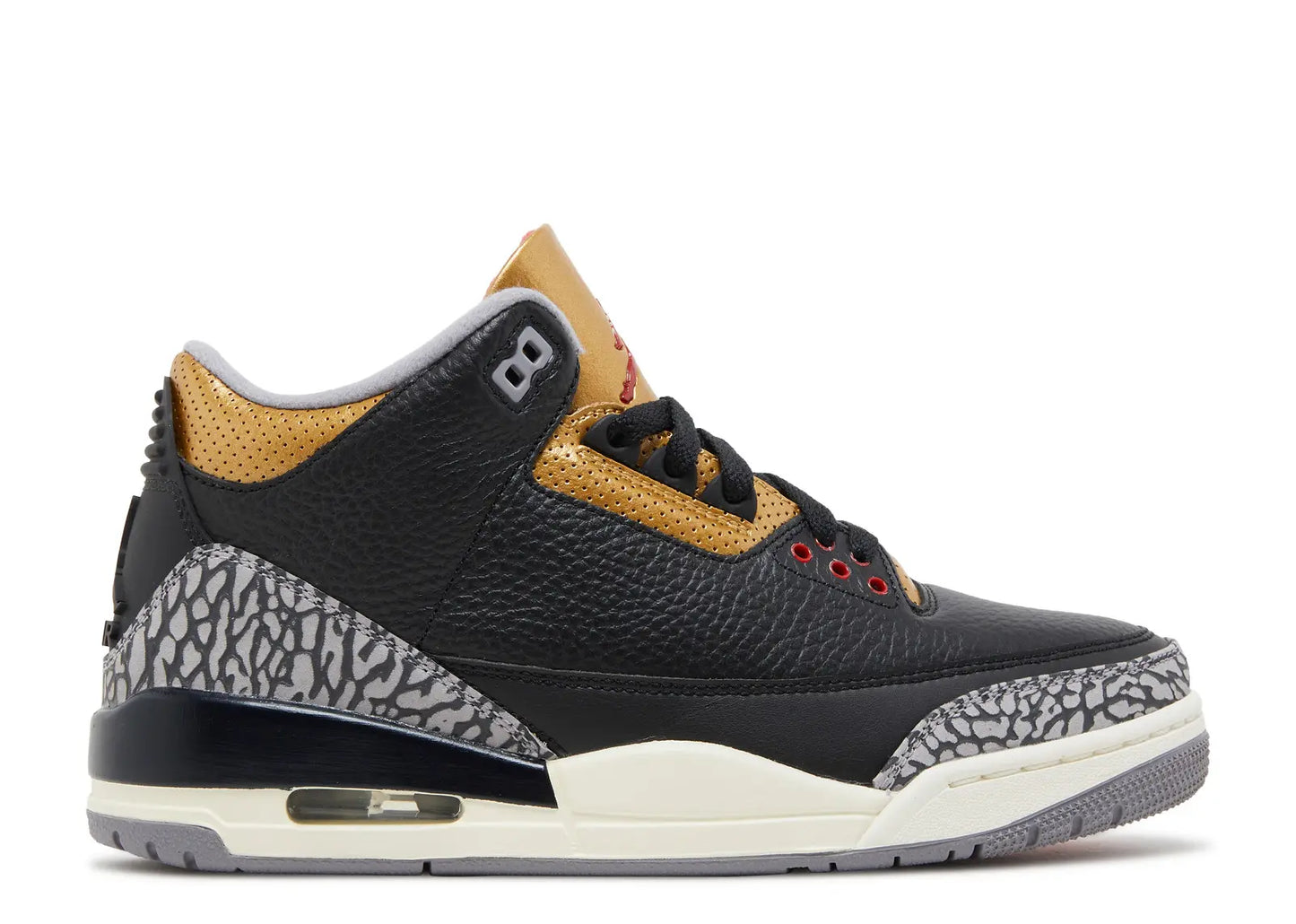 JORDAN 3 BLACK GOLD (VNDS W/ BOX)