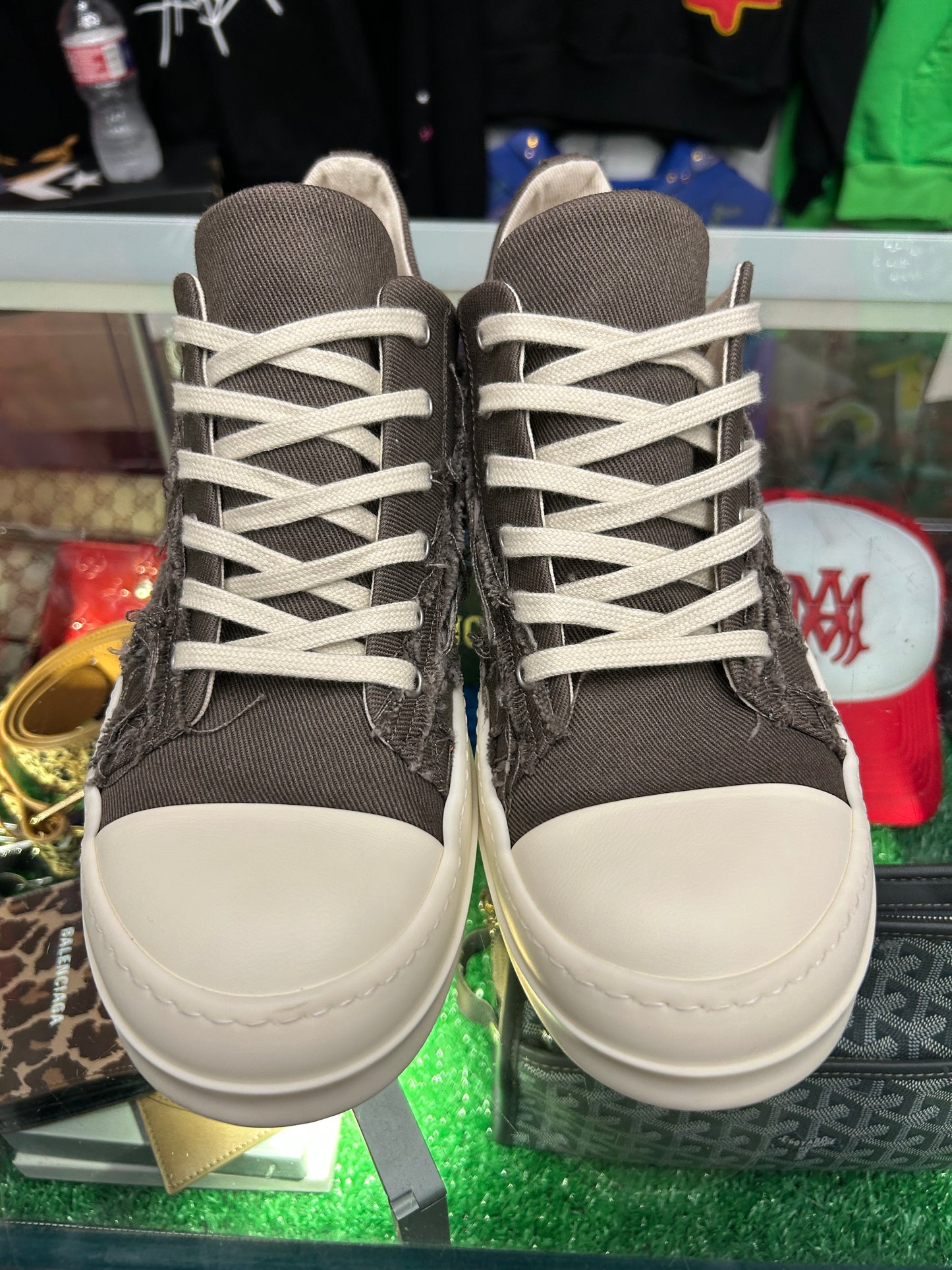 RICK OWENS DRKSHDW SCARPE DENIM LOW (PRE-OWNED)