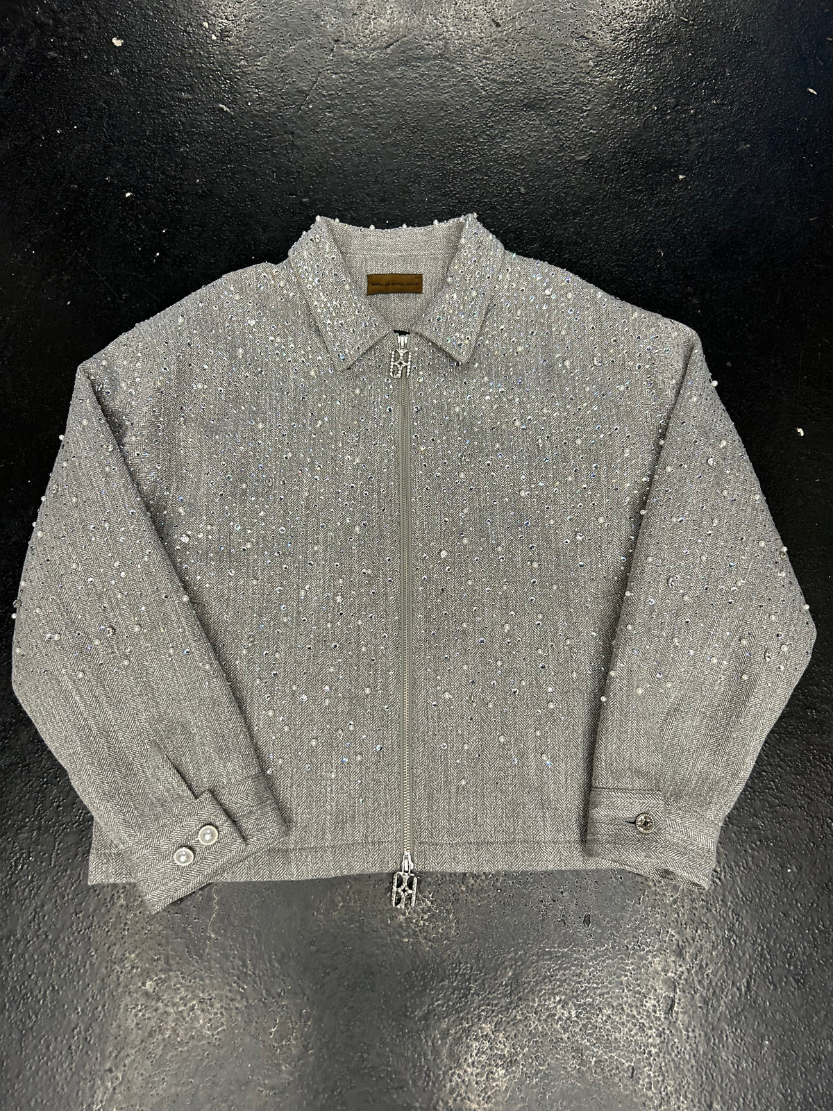 BIRTH OF ROYAL CHILD BEDAZZLED JACKET (PRE-OWNED)