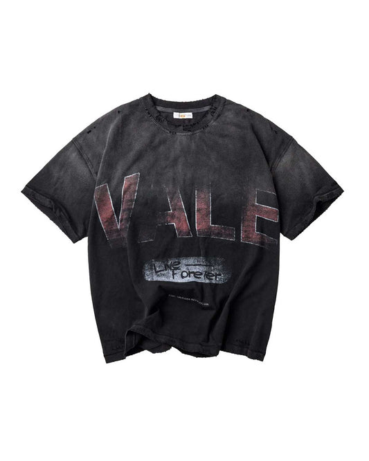 VALE FOREVER DA RULER BLACK TEE (BRAND NEW)