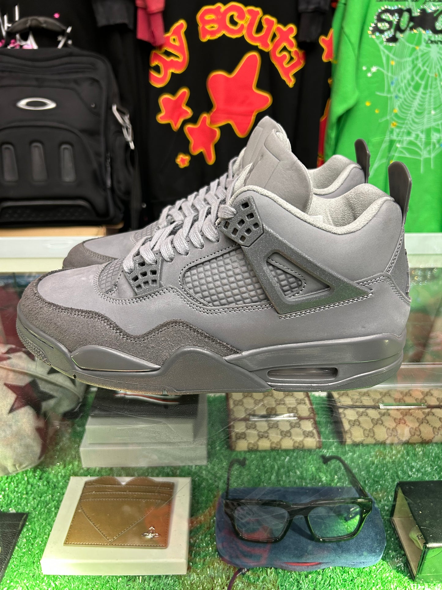 JORDAN 4 RETRO WET CEMENT (PRE-OWNED / WITH BOX)