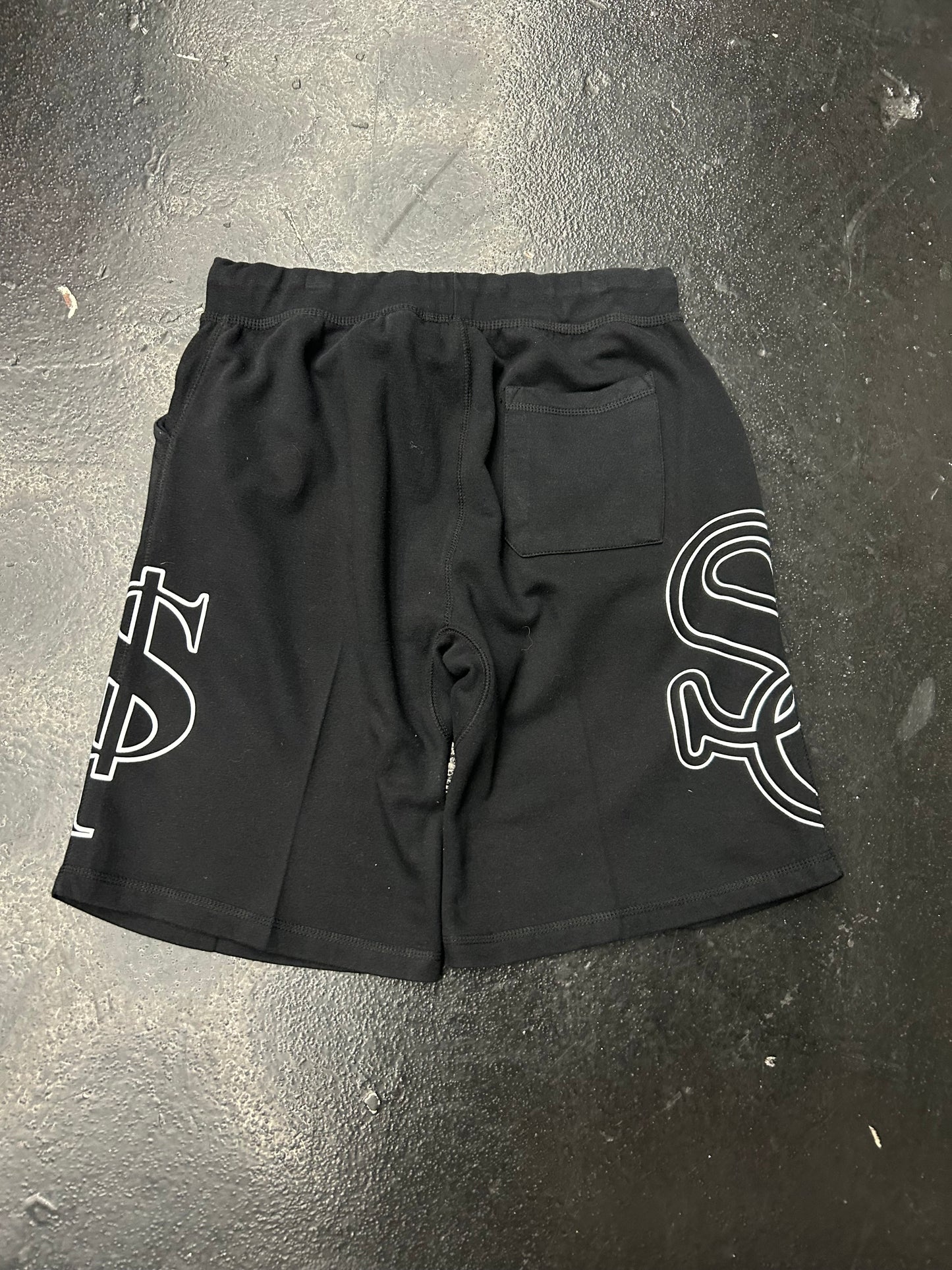 SDL BLACK SIDE LOGO SWEAT SHORTS (BRAND NEW)
