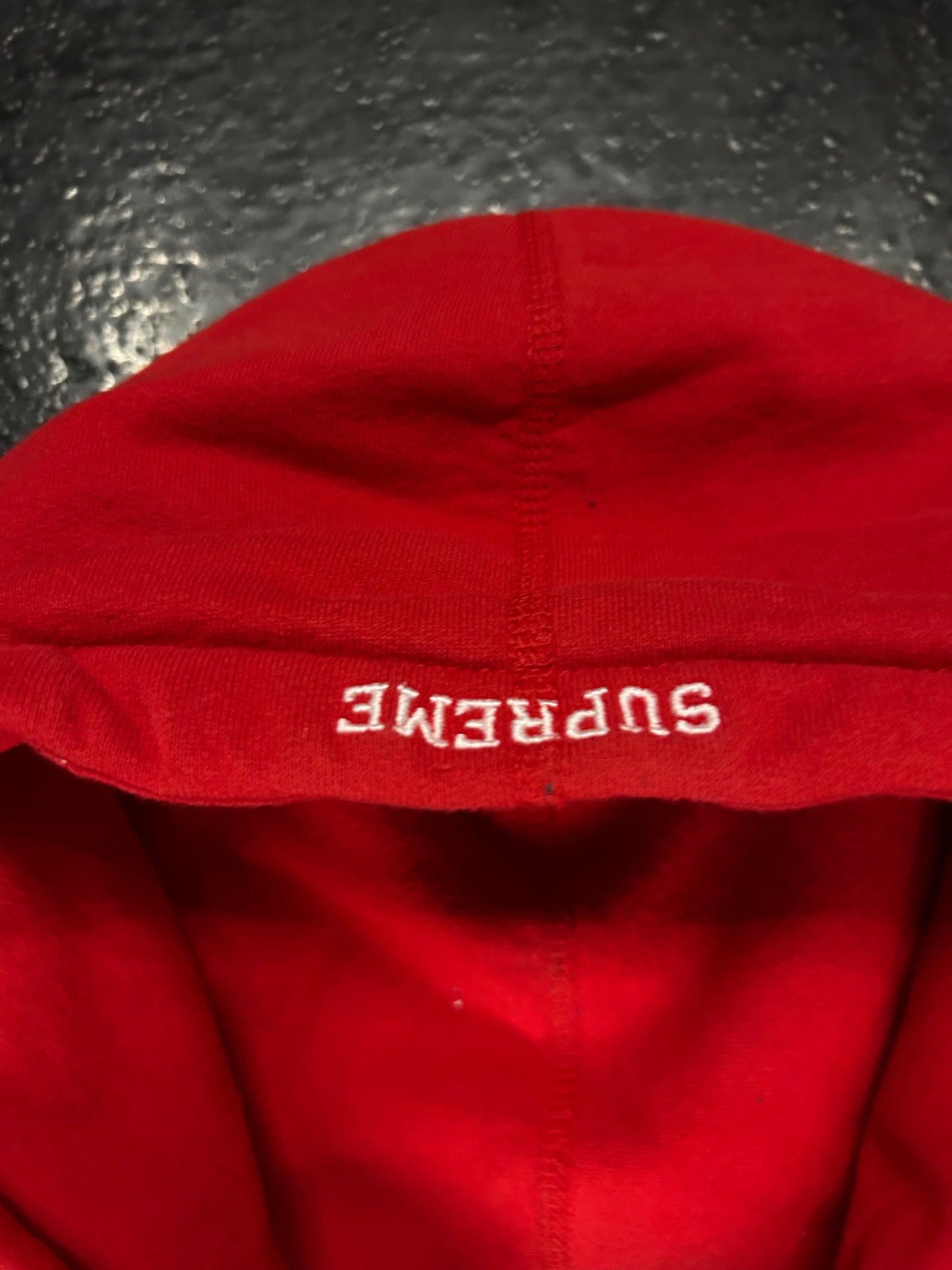 SUPREME QUILTED S HOODIE  (PRE OWNED)
