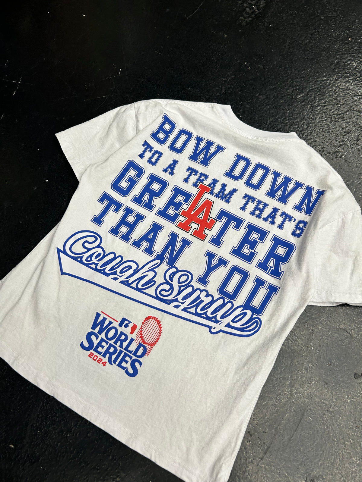 THATS A AWFUL LOT OF COUGH SYRUP X LA DODGERS TEE (PRE-OWNED)