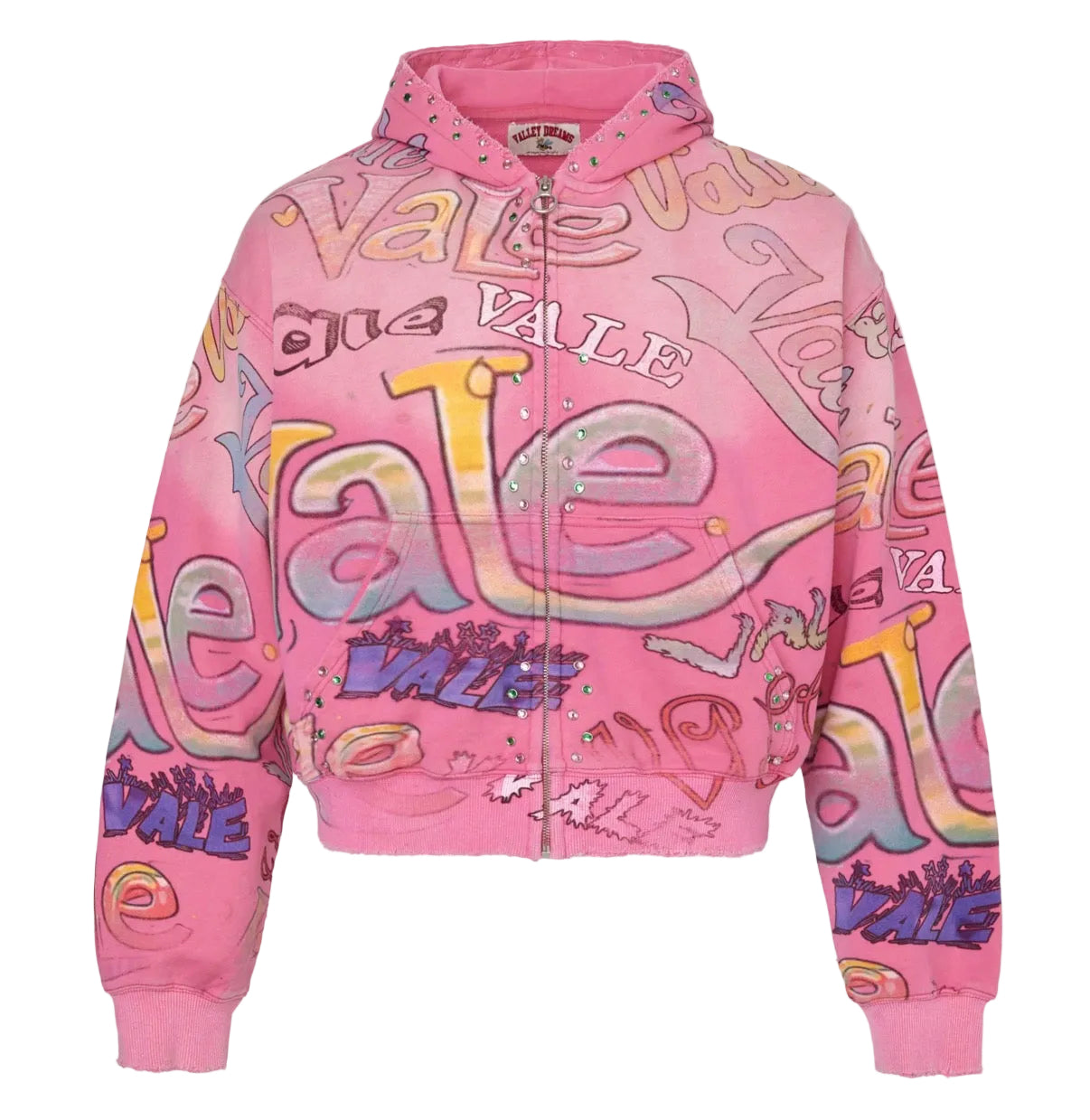 VALE BUBBLEGUM ZIP-UP (BRAND NEW)