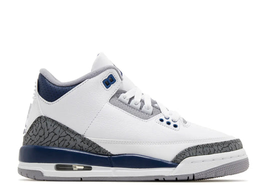JORDAN 3 MIDNIGHT NAVY GS (PRE-OWNED W/ BOX)