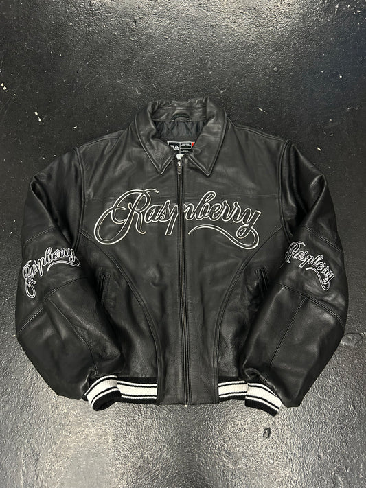 RASPBERRY HILLS BLACK LEATHER JACKET (PRE-OWNED)