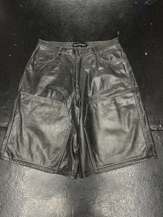 RASPBERRY HILLS GV GALLERY LEATHER SHORTS (PRE-OWNED)