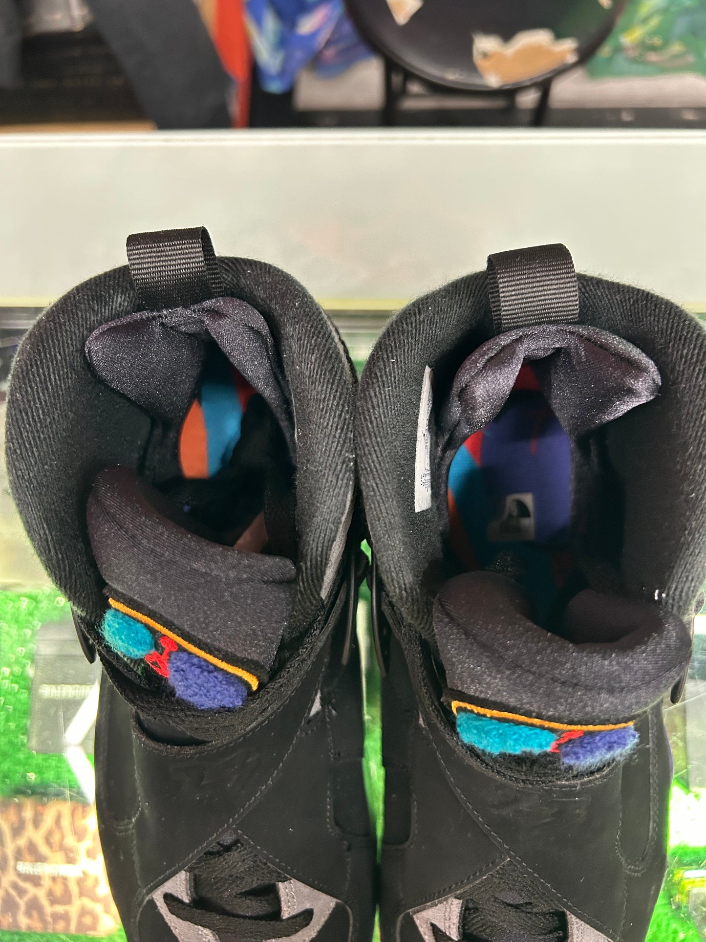 JORDAN 8 AQUA RETRO (PRE-OWNED W/ BOX)