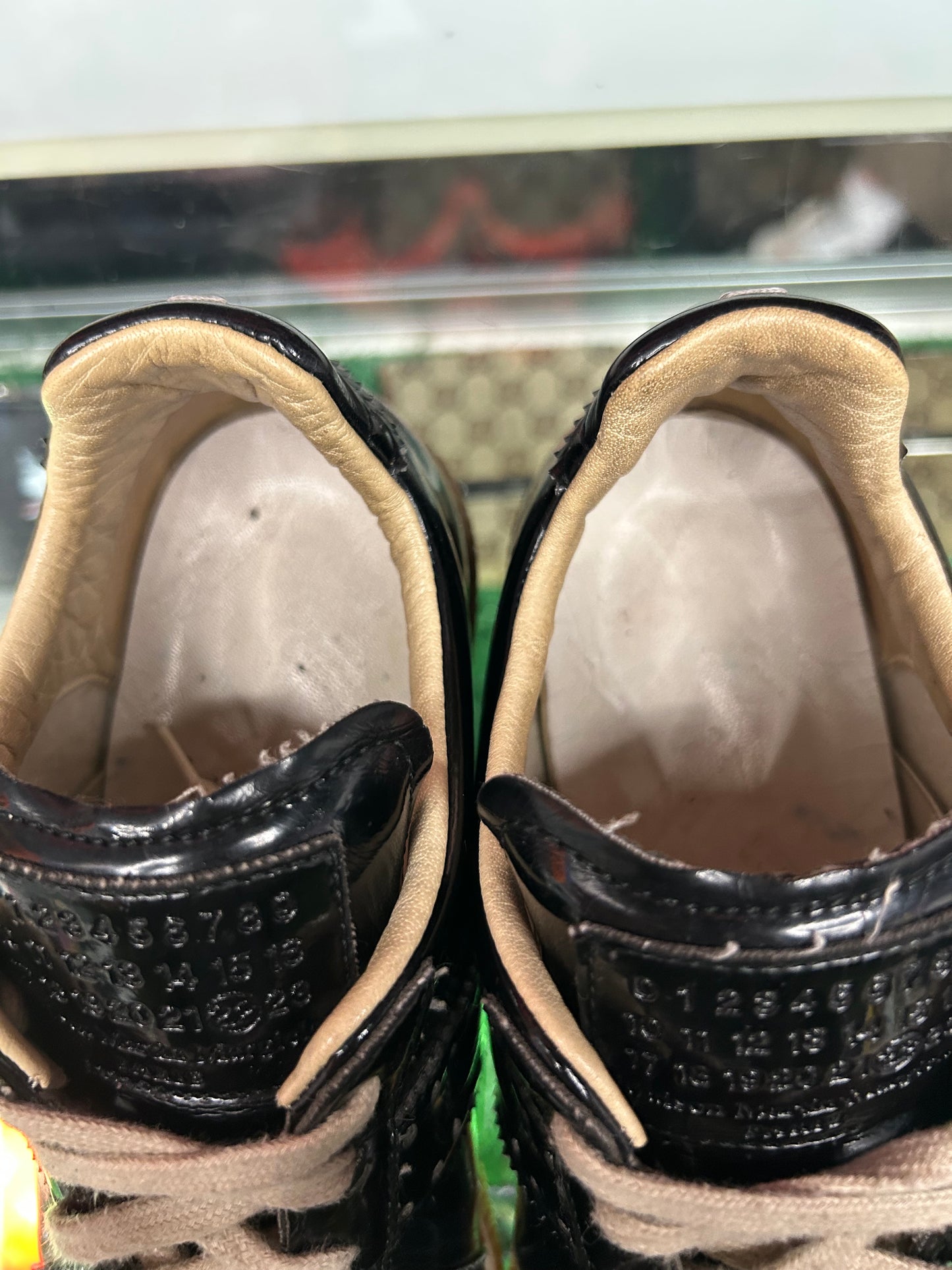MASON MARGELLA LEATHER GATS (PRE-OWNED W/ BOX)