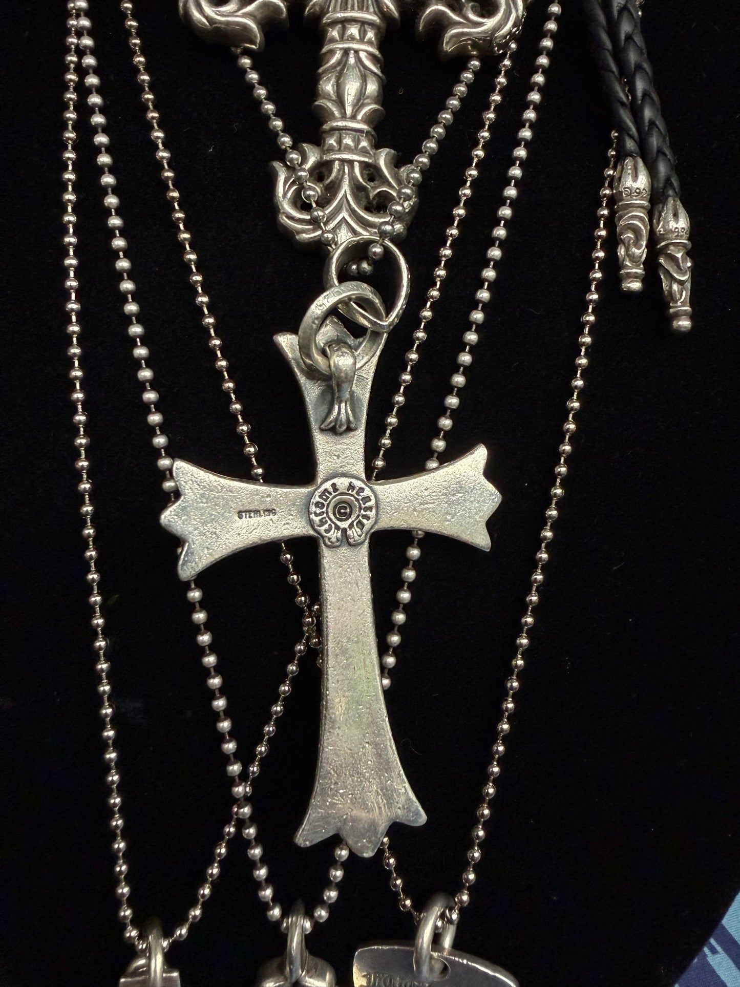 CHROME HEARTS BIG CROSS W/BALE