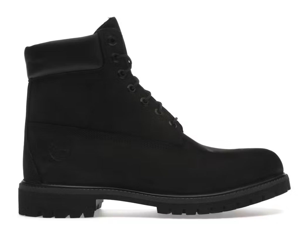 TIMBERLAND 6” BOOT BLACK NUBUCK PREMIUM (PRE-OWNED W/ BOX)
