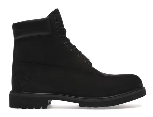 TIMBERLAND 6” BOOT BLACK NUBUCK PREMIUM (PRE-OWNED W/ BOX)