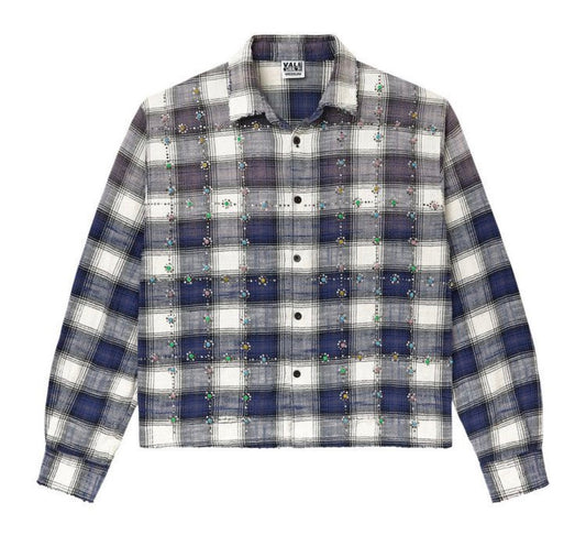VALE FOREVER SKY GEMS FLANNEL NAVY (BRAND NEW)