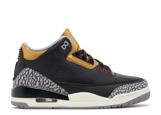 JORDAN 3 BLACK GOLD (BRAND NEW)