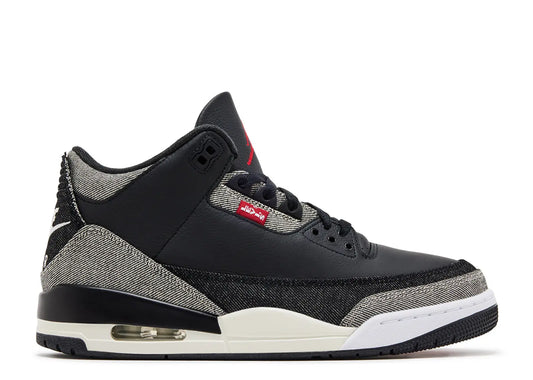 JORDAN 3 LEVI BLACK DENIM (BRAND NEW)