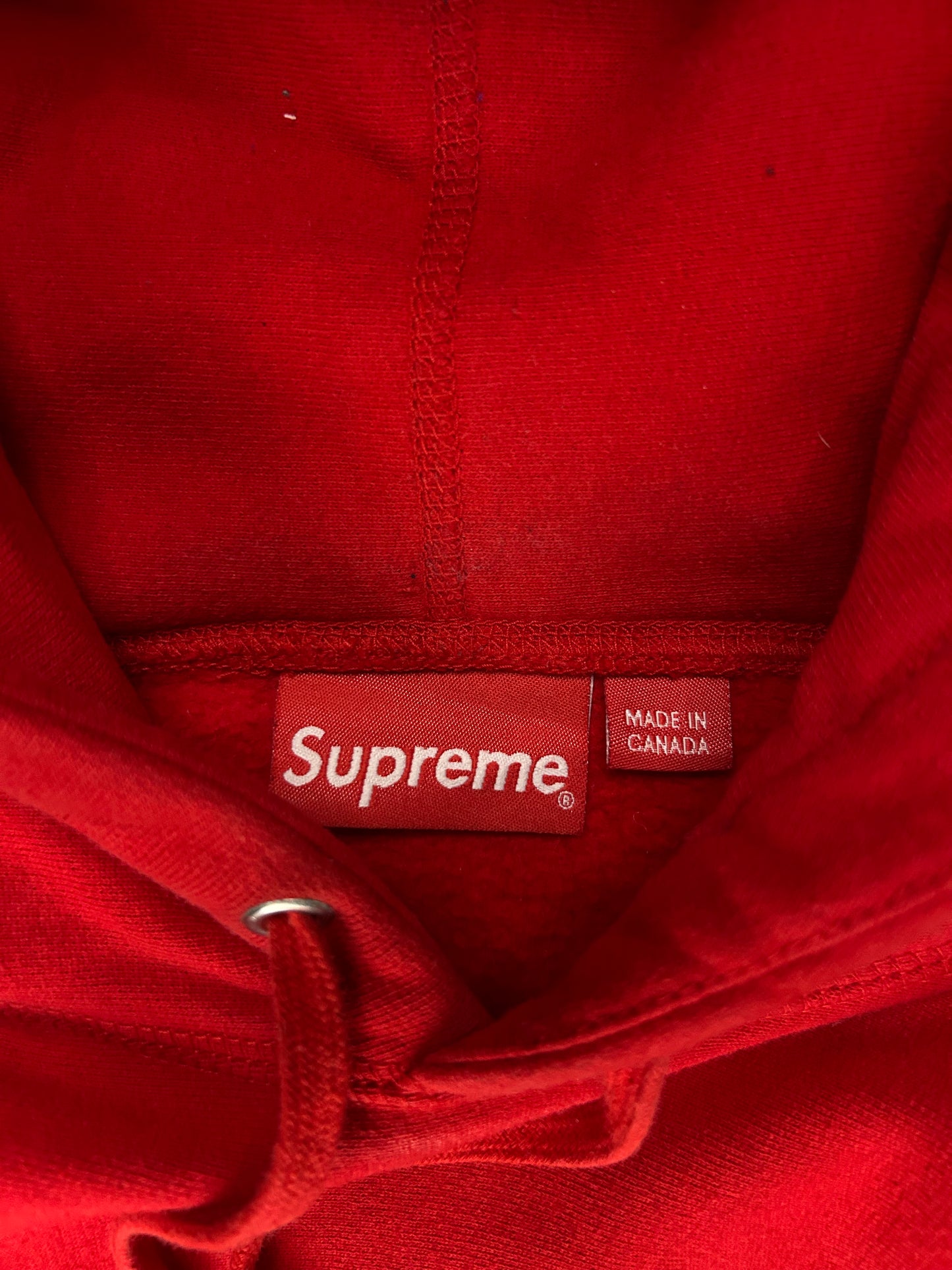SUPREME QUILTED S HOODIE  (PRE OWNED)
