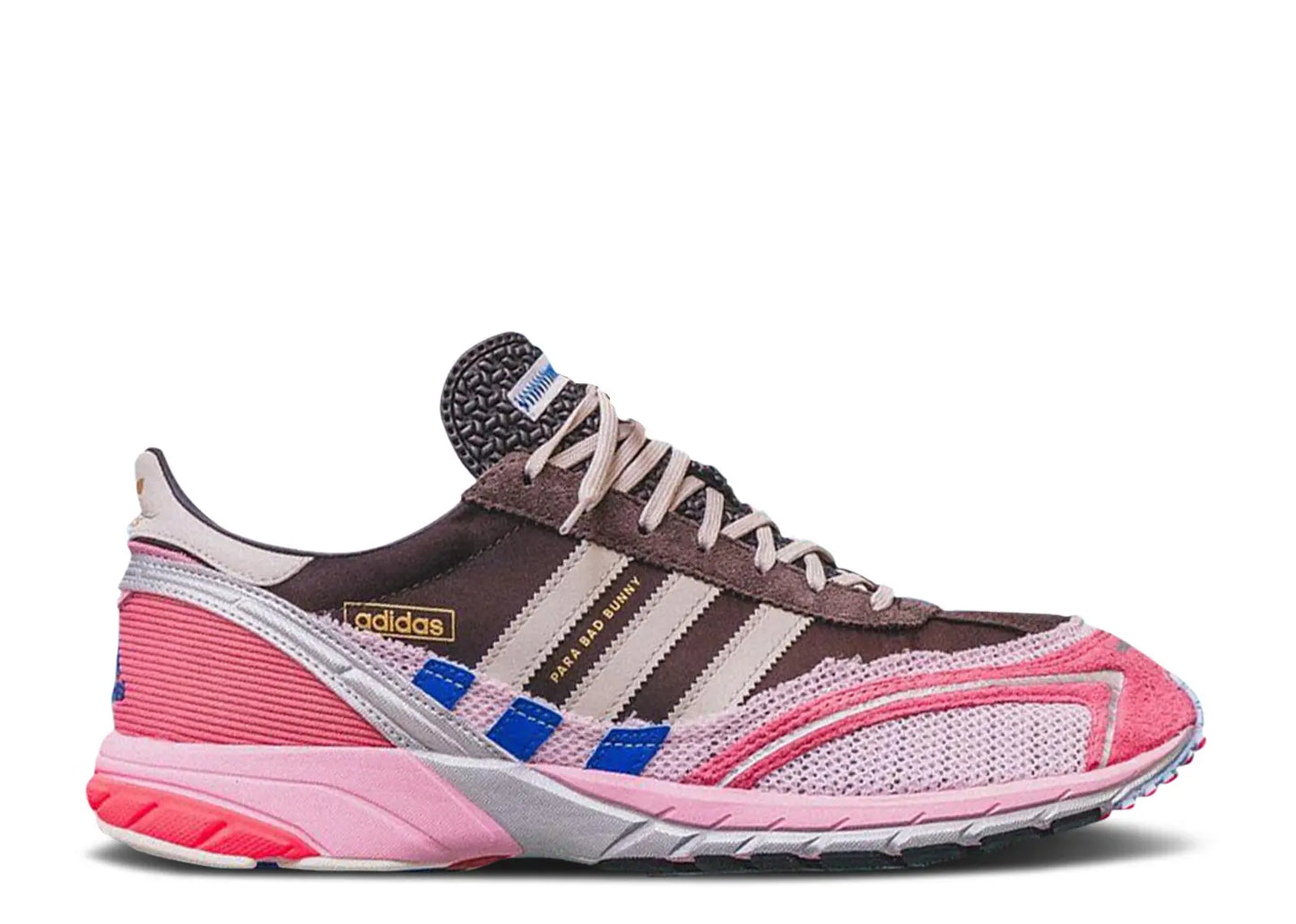 ADIDAS BAD BUNNY X ADIZERO SL72 BROWN CLEAR PINK (PRE-OWNED W/ BOX)