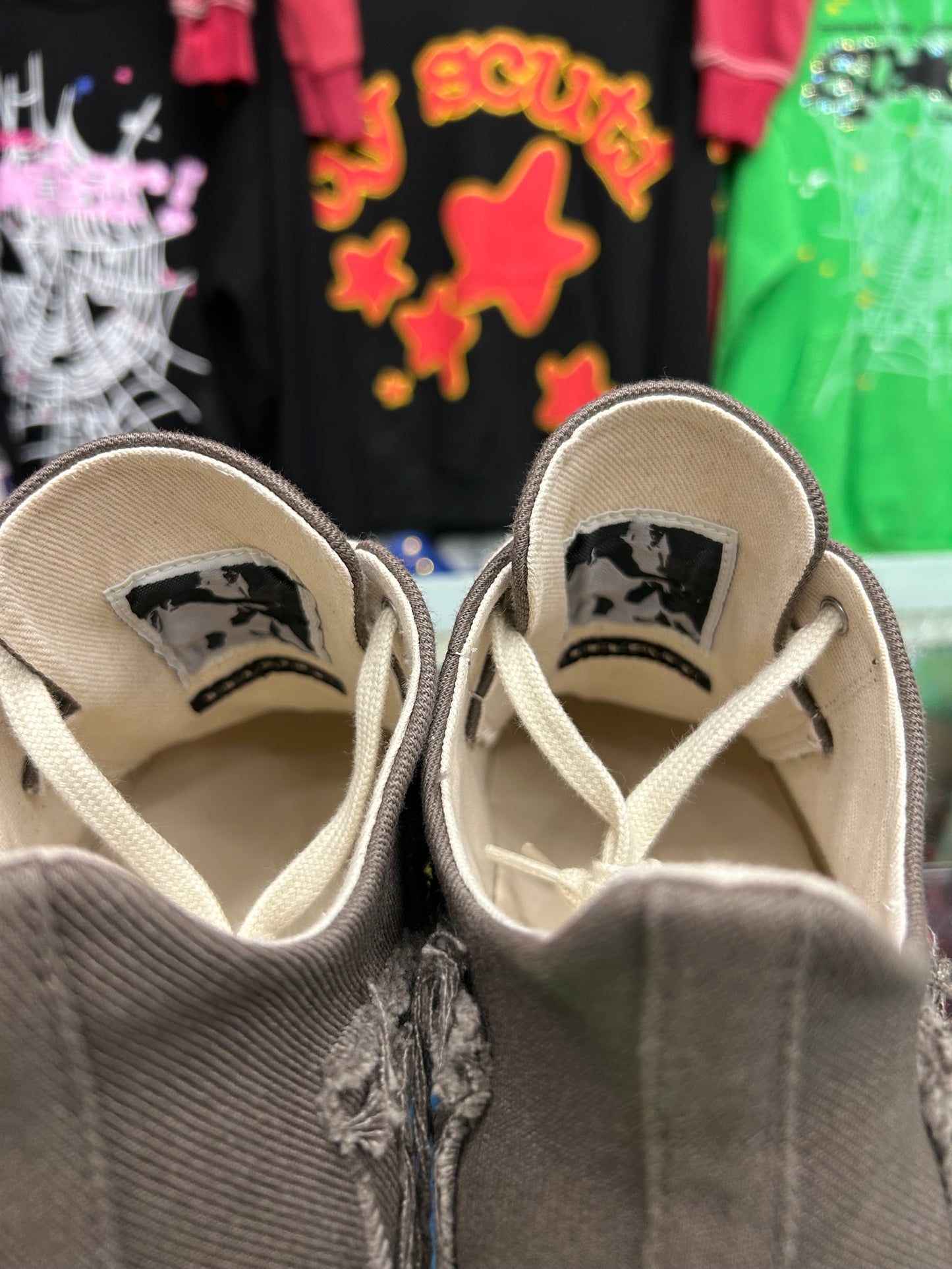 RICK OWENS DRKSHDW SCARPE DENIM LOW (PRE-OWNED)