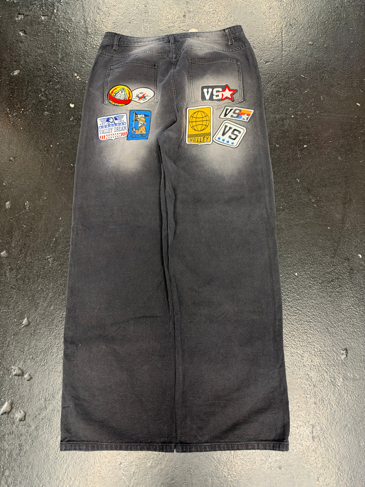VALE FOREVER 1980s PAINTERS PANTS “BLACK” (BRAND NEW)