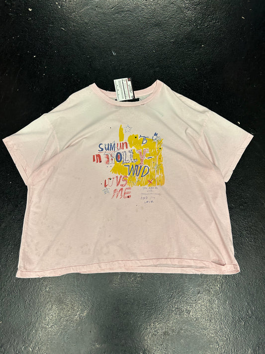 PALY HOLLYWOOD SUM 1 IN HOLLYWUD LUVS ME TEE “PINK” (PRE-OWNED)