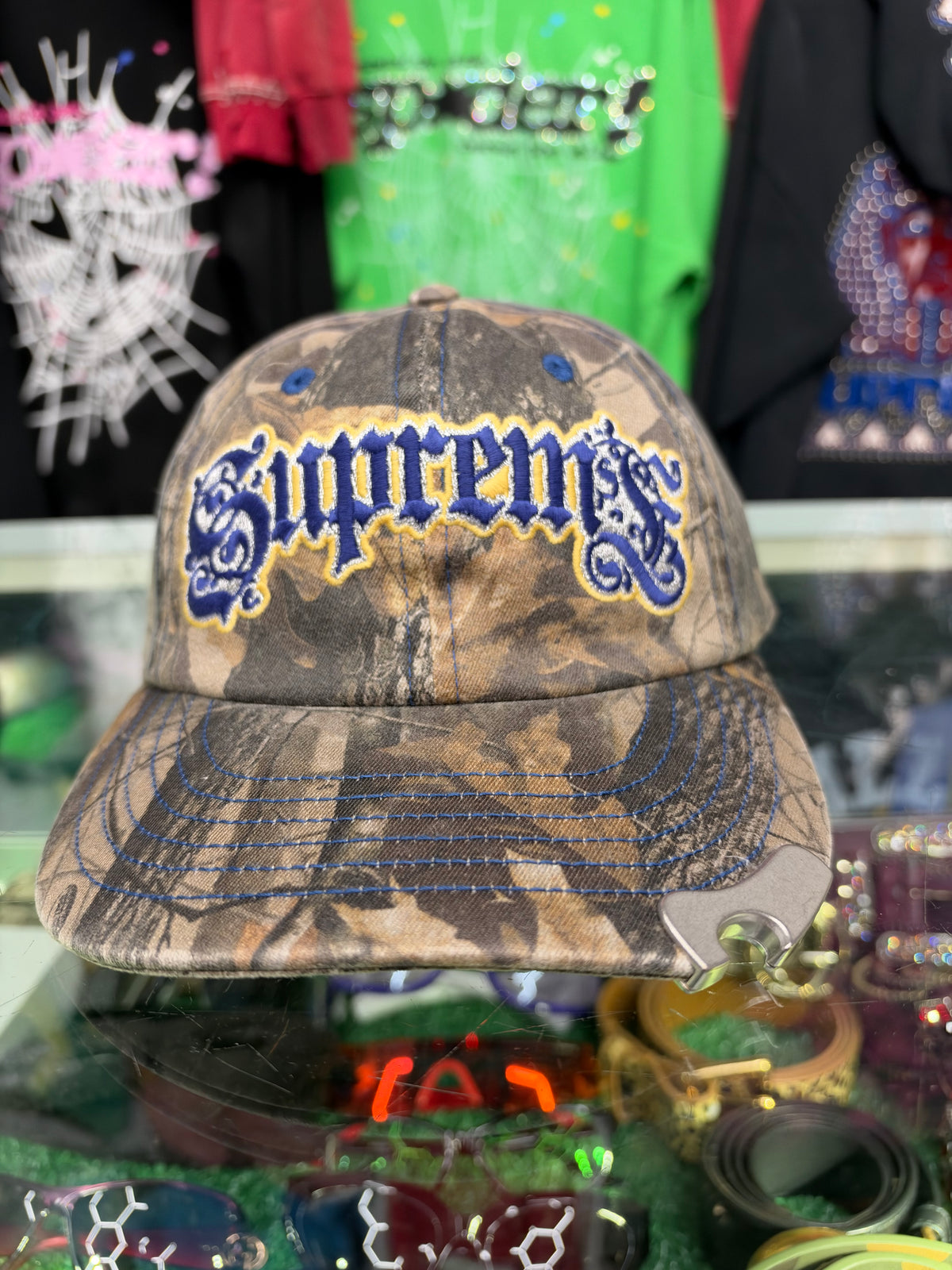 SUPREME BOTTLE OPENER 6-PANEL “BROWN CAMOUFLAGE” (BRAND NEW)