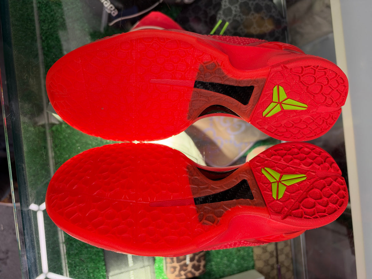 KOBE 6 PROTRO REVERSE GRINCH (BRAND NEW)