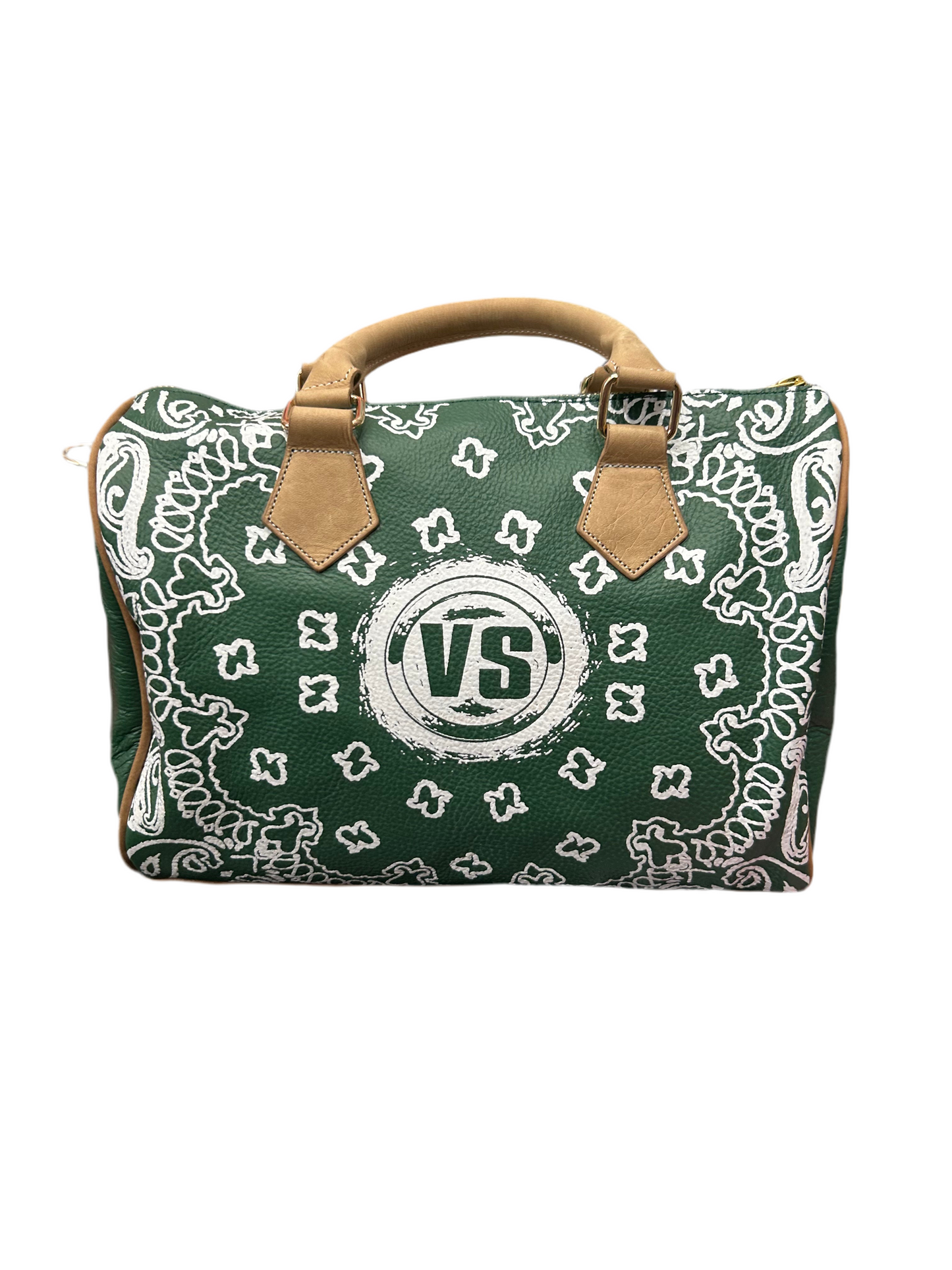 VALE VALLEY SPORTS VS GREEN BANDANNA HANDBAG (BRAND NEW)