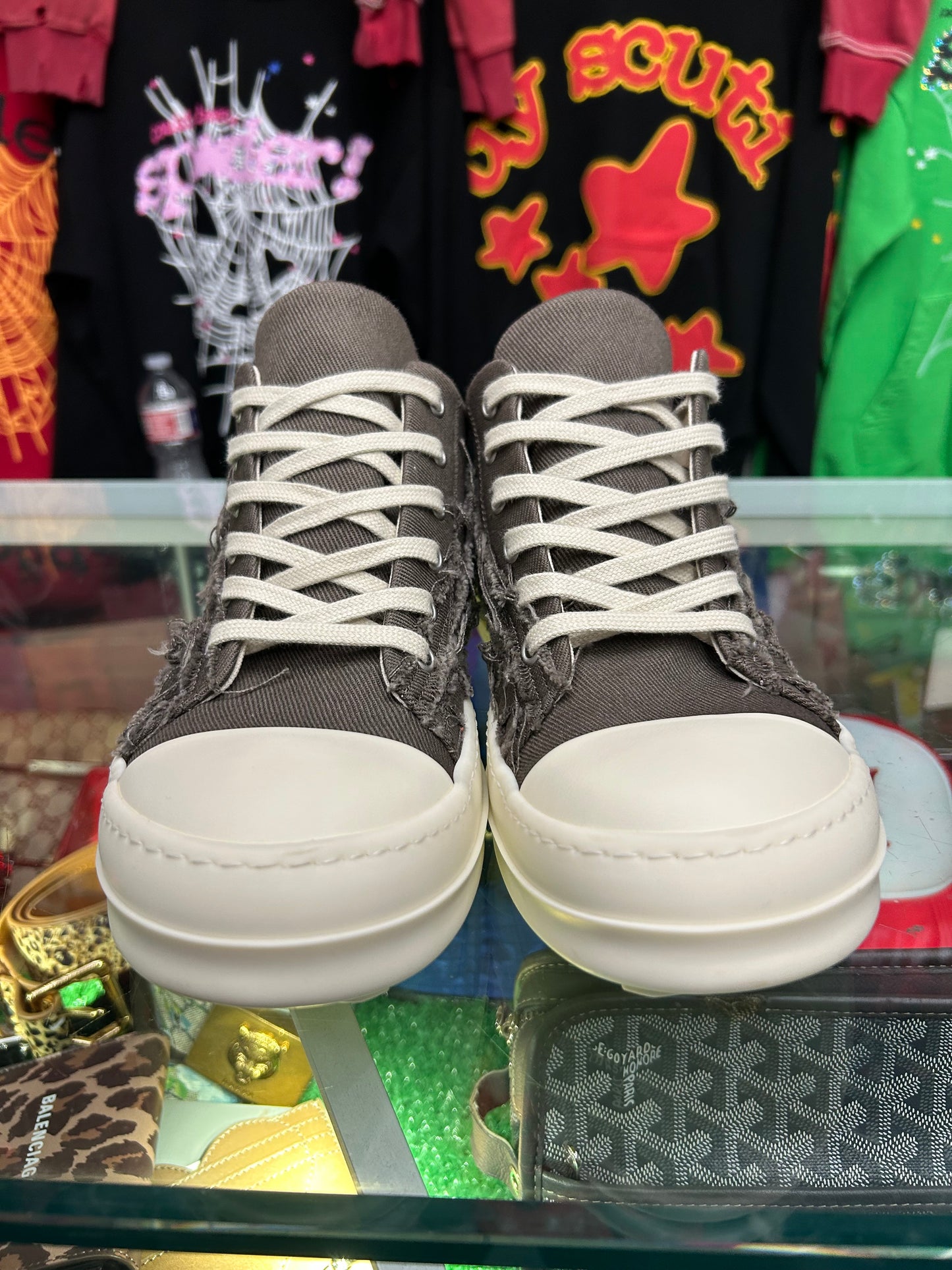 RICK OWENS DRKSHDW SCARPE DENIM LOW (PRE-OWNED)