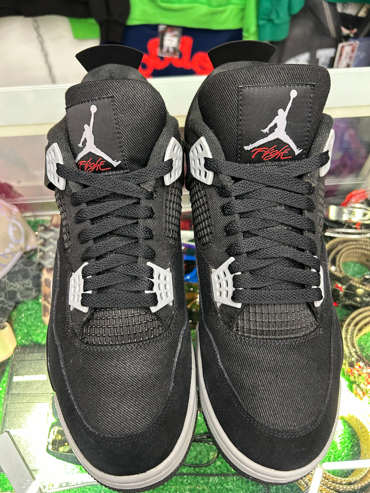 JORDAN 4 CANVAS (PRE-OWNED W/ BOX)