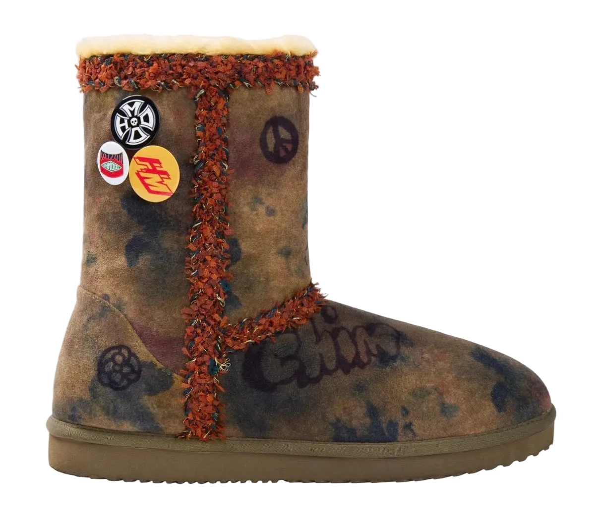 HAPPY MEMORIES DON’T DIE HMDD GRAFFITI BOOTS (BRAND NEW)