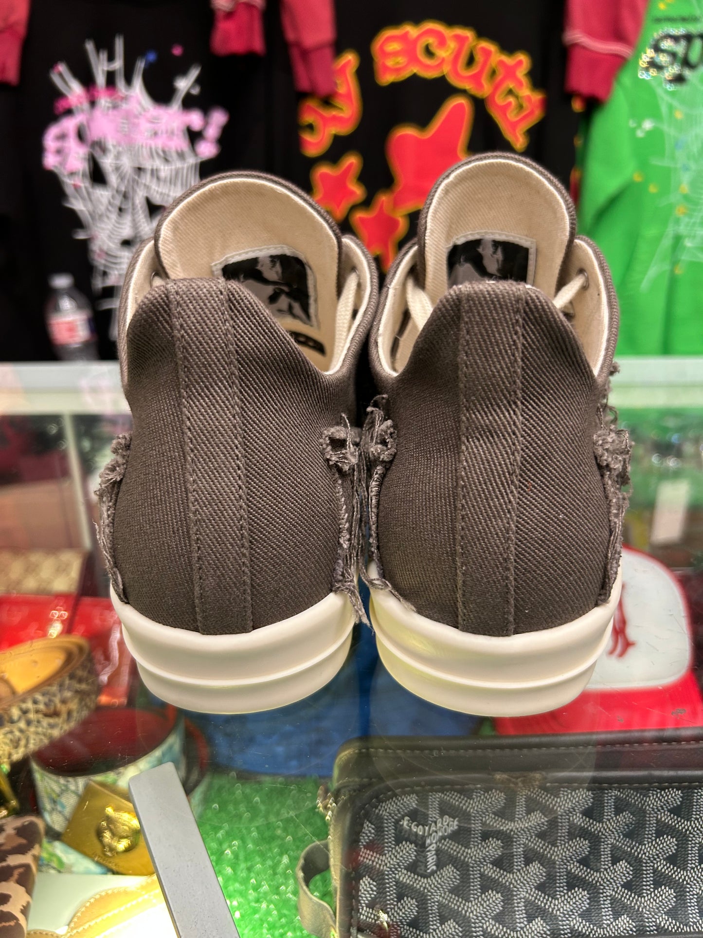 RICK OWENS DRKSHDW SCARPE DENIM LOW (PRE-OWNED)