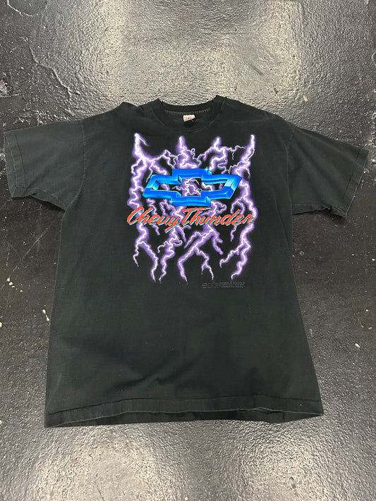 CHEVY THUNDER VINTAGE BLACK T-SHIRT